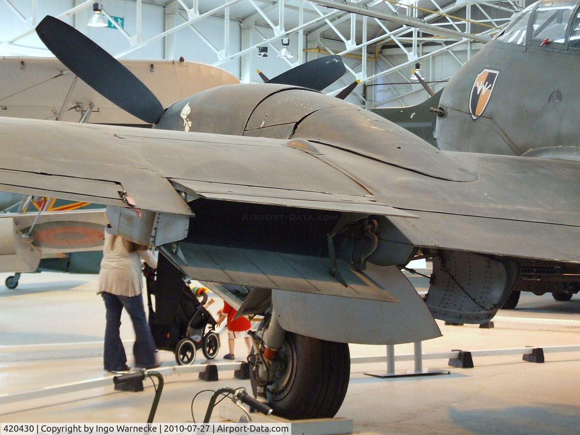 420430, Messerschmitt Me-410A C/N 420430, Messerschmitt Me 410A at the RAF Museum, Cosford