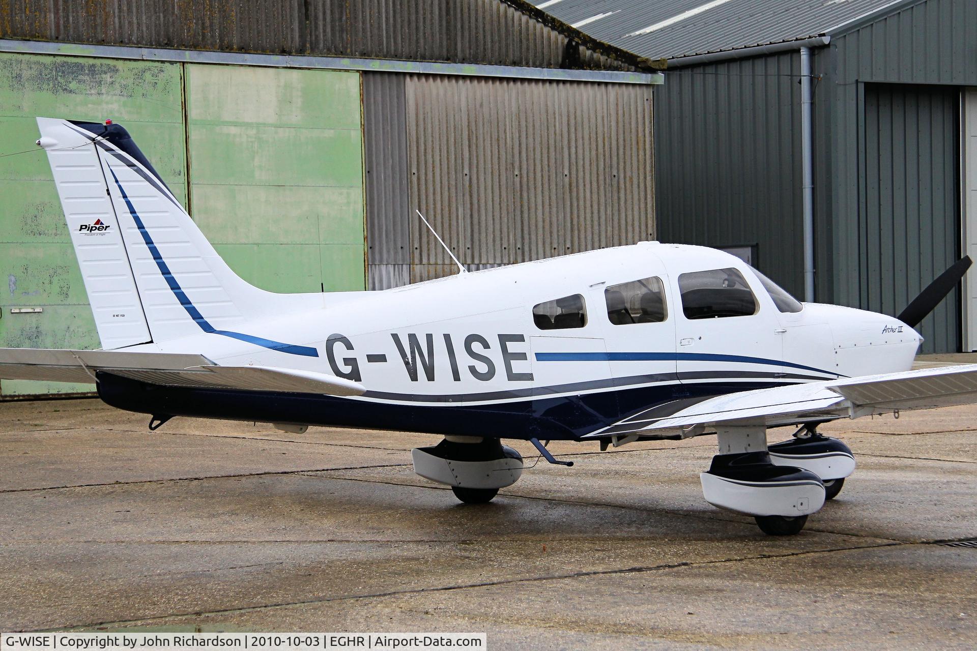 G-WISE, 2007 Piper PA-28-181 Cherokee Archer III C/N 28-43658, Parked Outside Maintemance