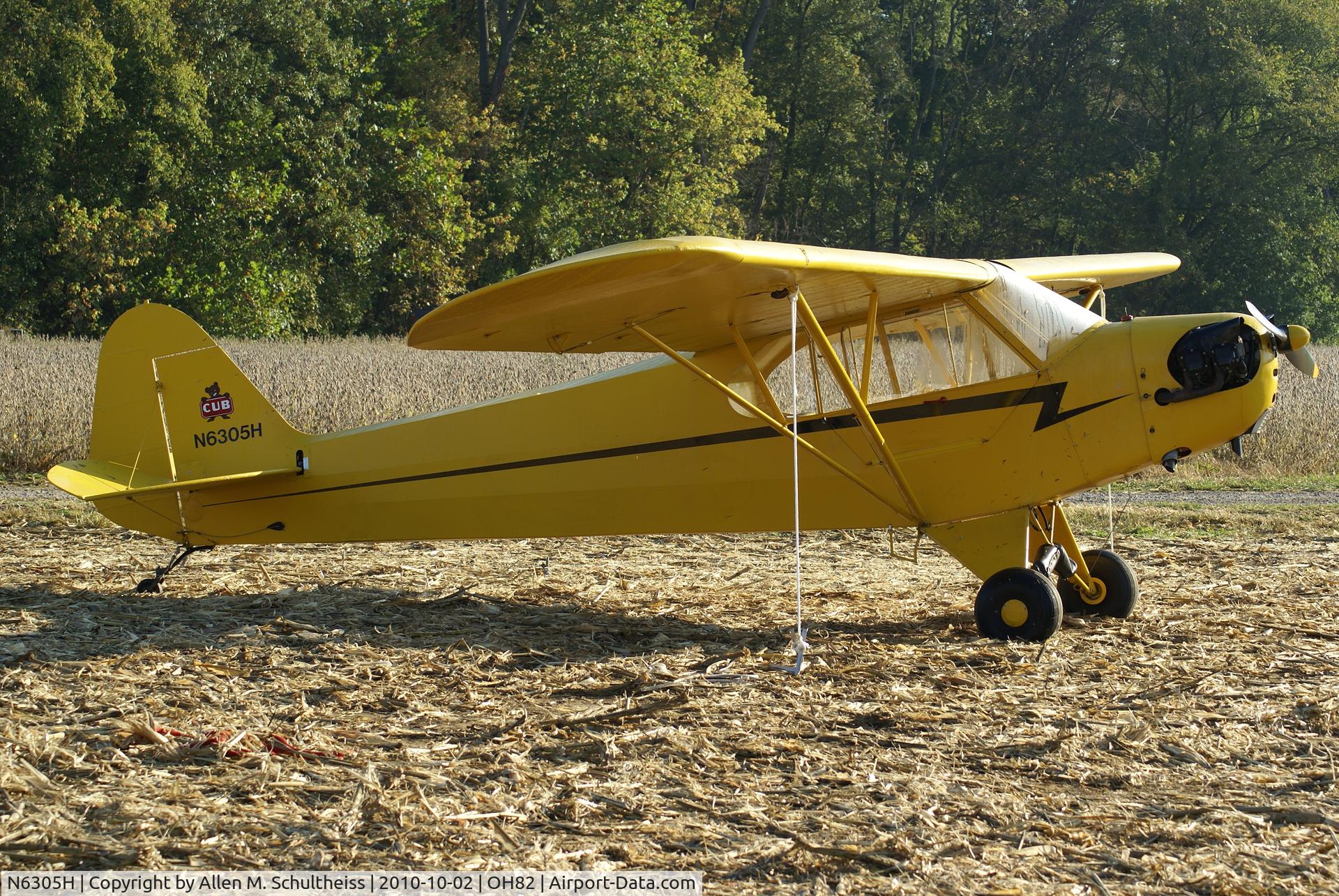 N6305H, 1946 Piper J3C-65 Cub C/N 19485, 1946 Piper J3C-65