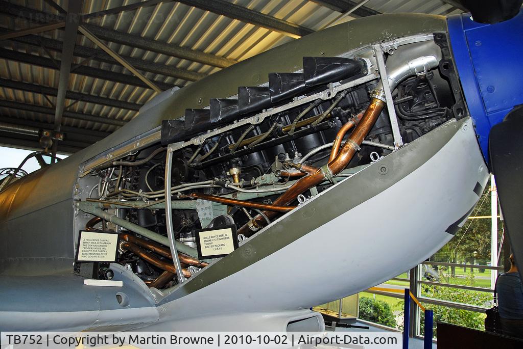TB752, Supermarine 361 Spitfire LF.XVIe C/N CBAF.IX.4113, SUPERMARINE SPITFIRE MK XVI (LF) TYPE 361.MANSTON SPITFIRE AND HURRICANE MUSEUM.
