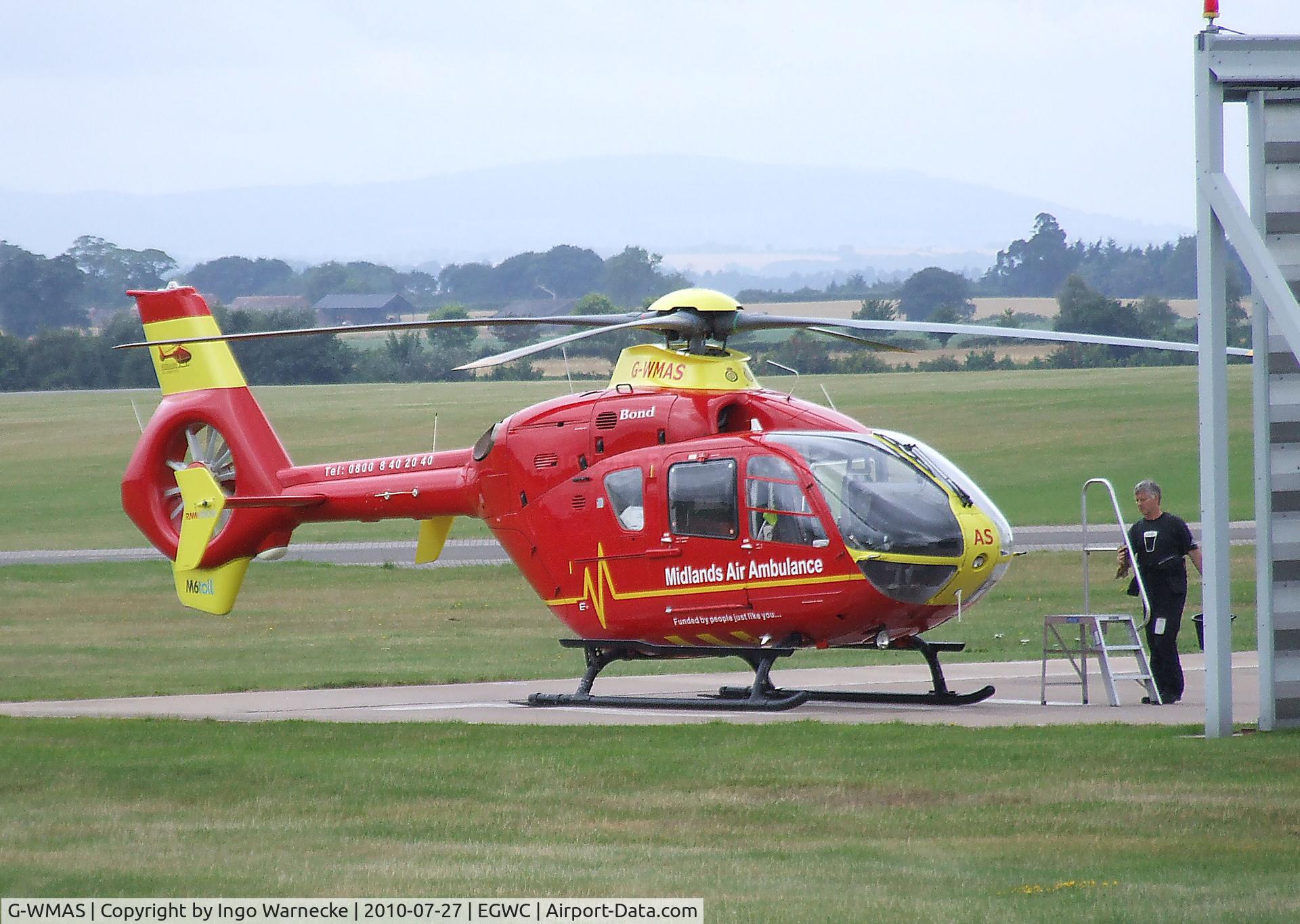 G-WMAS, 2001 Eurocopter EC-135T-2 C/N 0174, Eurocopter EC135T2 EMS-helicopter of Midlands Air Ambulance at Cosford airfield
