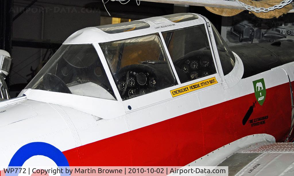 WP772, De Havilland DHC-1 Chipmunk T.10 C/N C1/0661, EX ARMY AIR CORPS.
DH CHIPMUNK T10