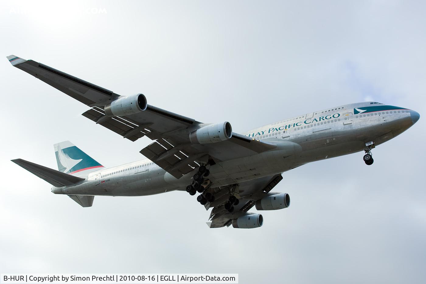 B-HUR, 1990 Boeing 747-444 C/N 24976, B-HUR @ London Heathrow Airport