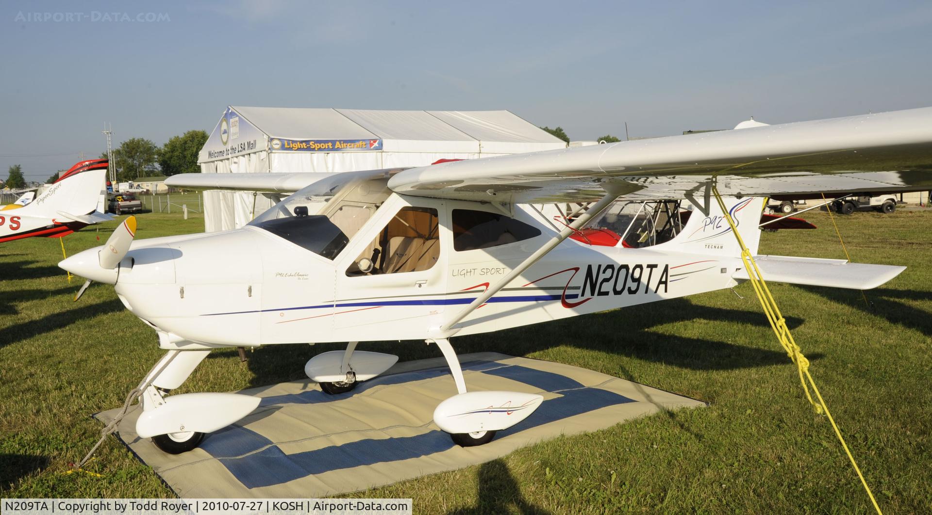 N209TA, Tecnam P-92 Echo Classic C/N 1303, EAA AIRVENTURE 2010