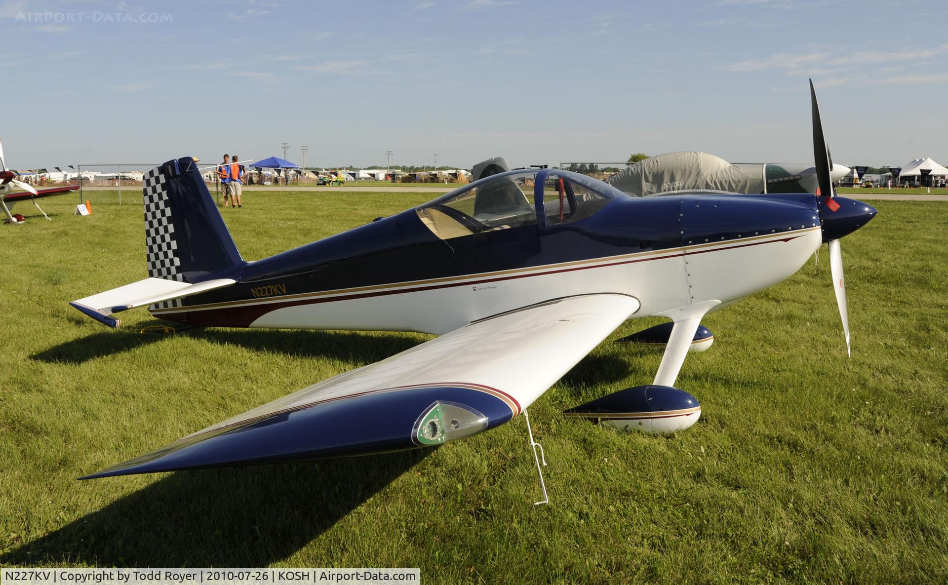 N227KV, 2006 Vans RV-7 C/N 72196, EAA AIRVENTURE 2010