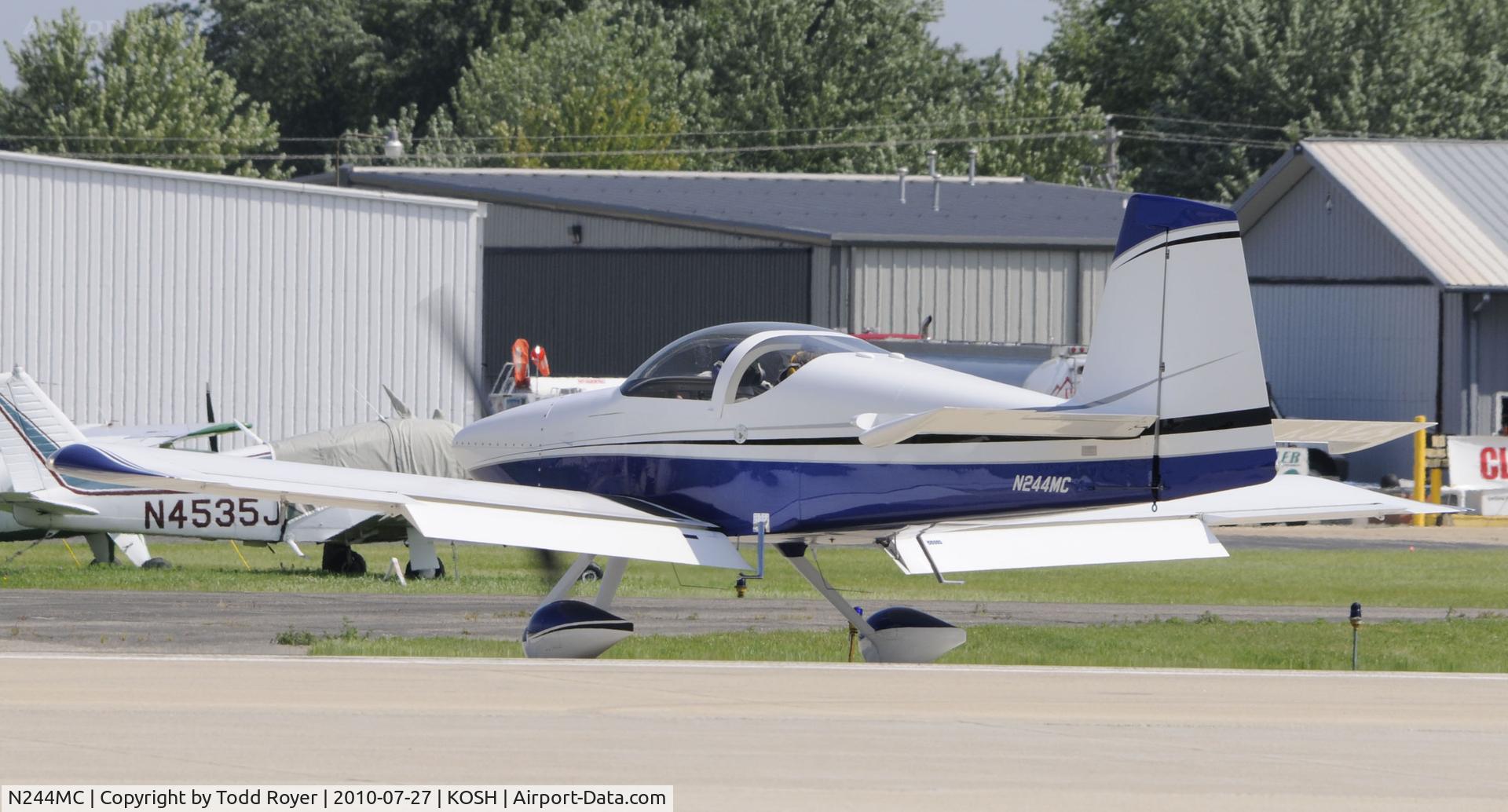 N244MC, 2009 Vans RV-9A C/N 90159, EAA AIRVENTURE 2010