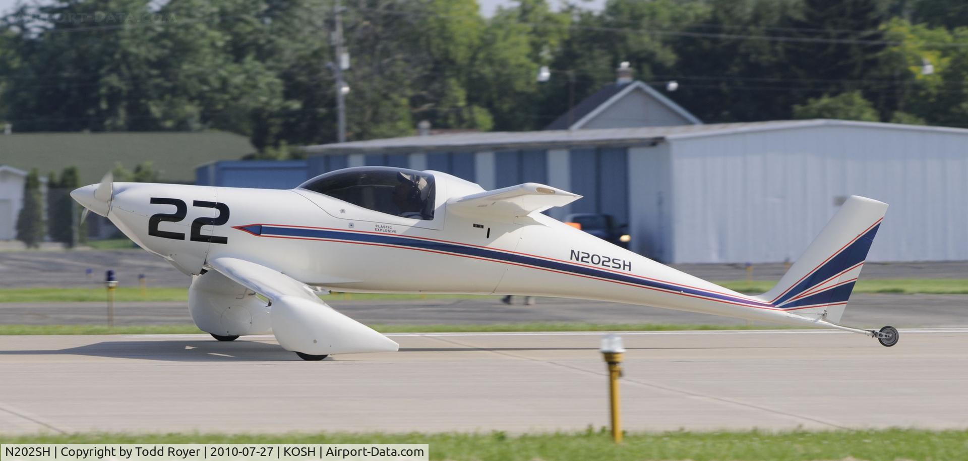 N202SH, QAC Quickie Q2 C/N 2614, EAA AIRVENTURE 2010