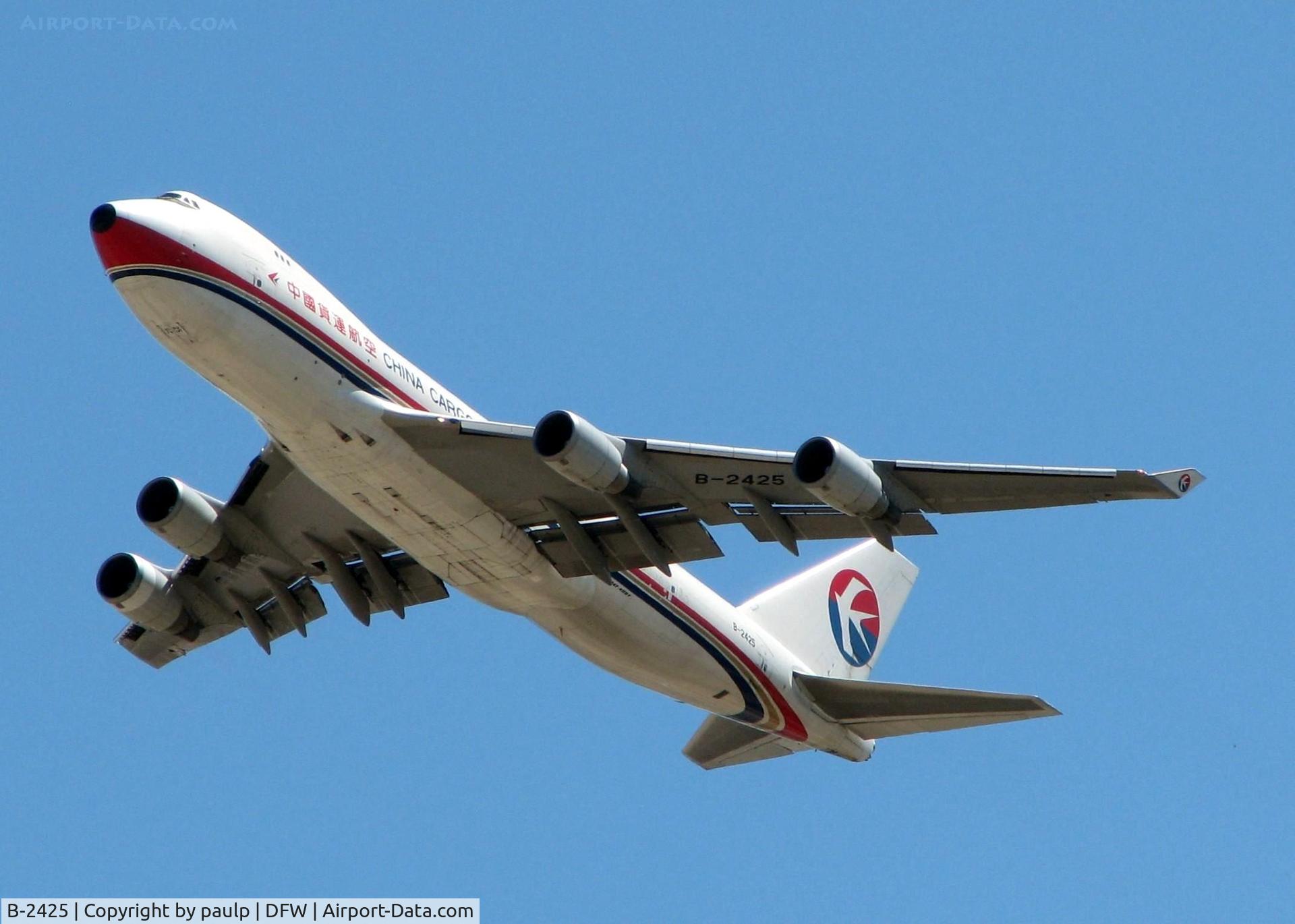 B-2425, 2006 Boeing 747-40BF/ER/SCD C/N 35207/1377, Departing DFW.
