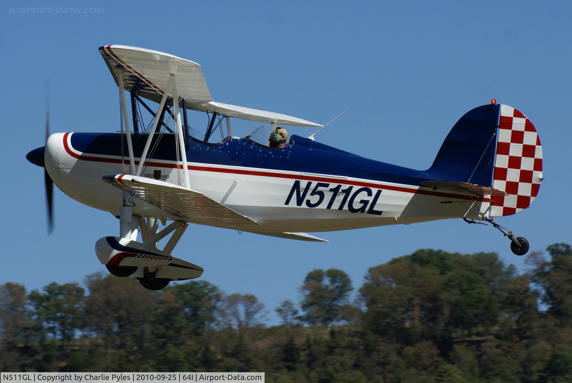 N511GL, 1975 Great Lakes 2T-1A-1 Sport Trainer C/N 0511, The world's best aviation photographers are our friends.