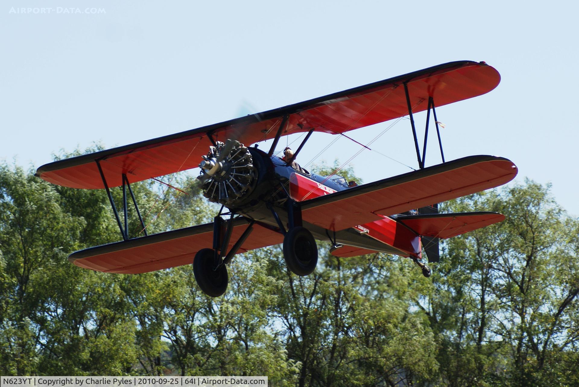 N623YT, 2004 Stearman 4-E Junior Speedmail C/N 623, Think you know what this airplane really is? Unless you're familiar with Bud Davisson's story about it, you probably don't. Check it out at:http://www.antiqueclassic.org