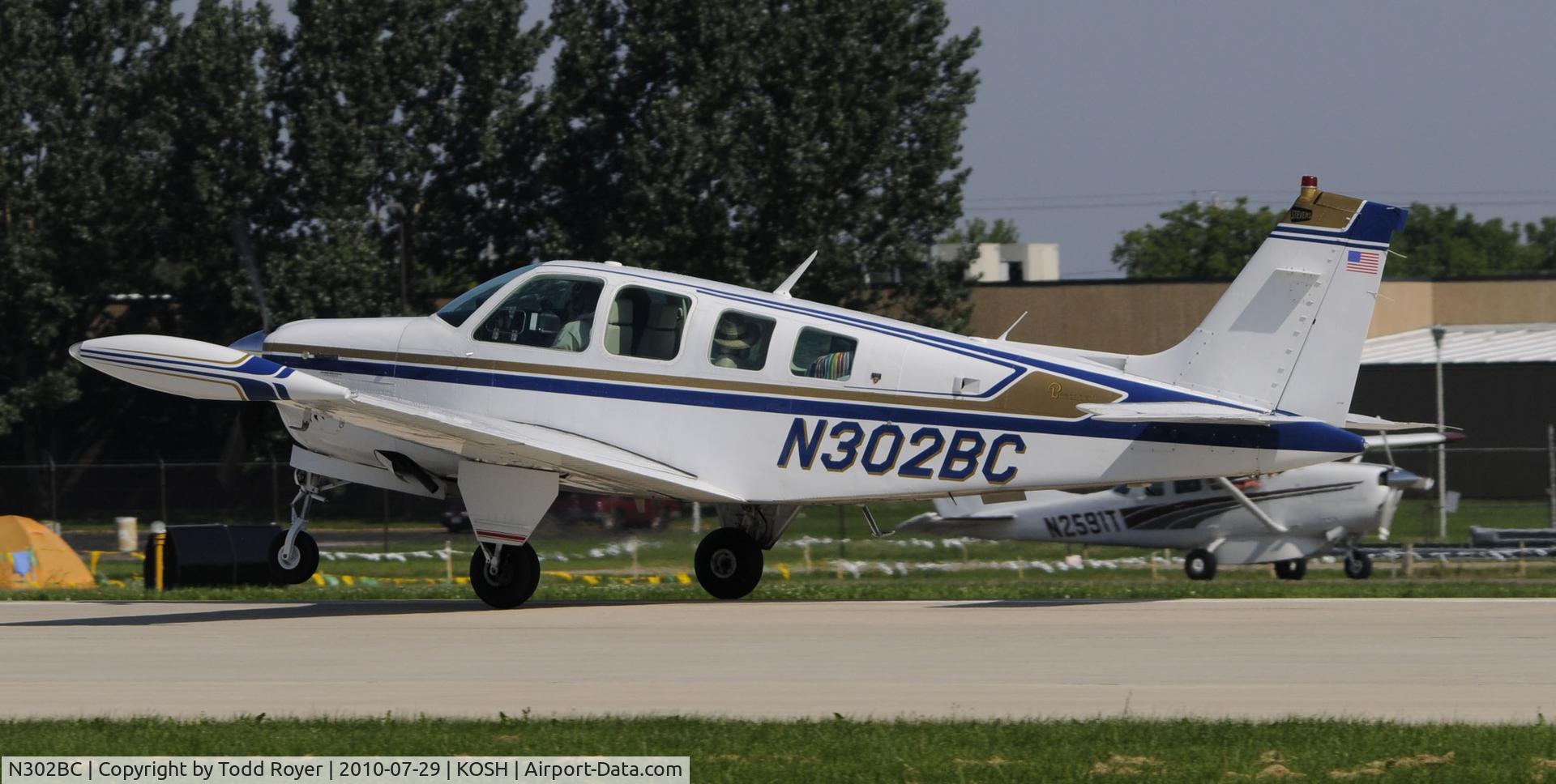 N302BC, 1982 Beech A36 Bonanza 36 C/N E-1982, EAA AIRVENTURE 2010