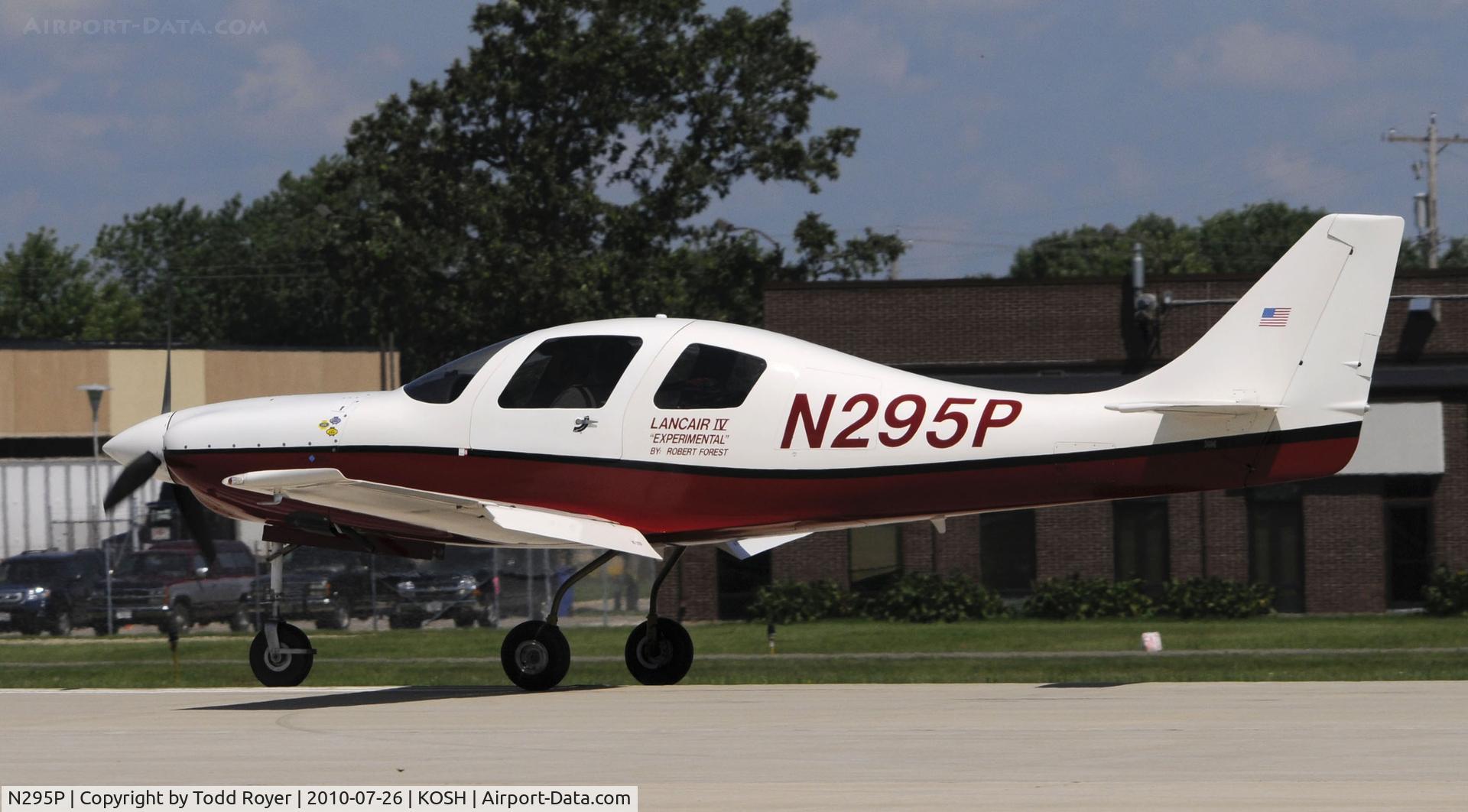 N295P, 1996 Lancair IV C/N 030, EAA AIRVENTURE 2010