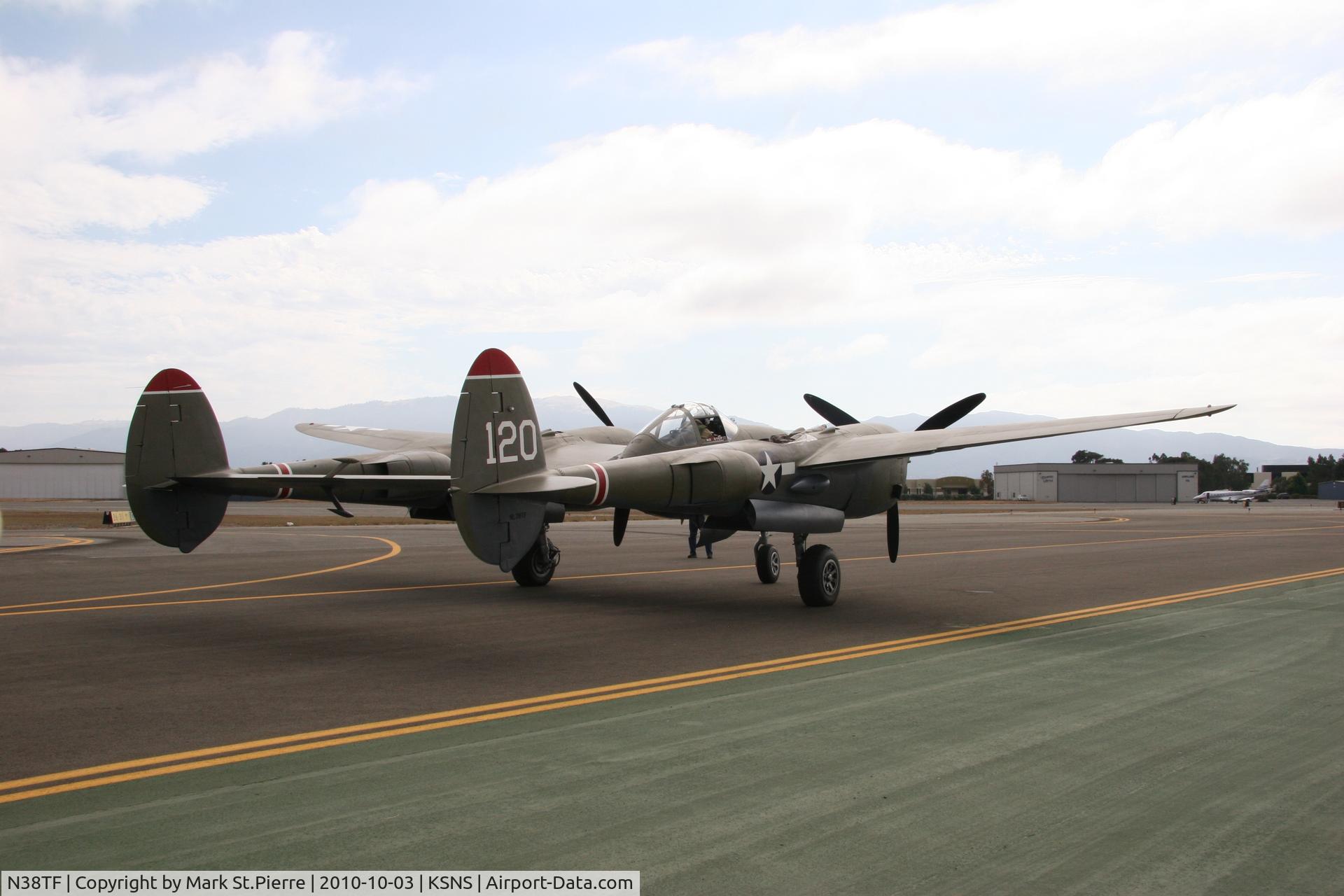 N38TF, 1944 Lockheed P-38M C/N 44-53095, Salinas, California International Airshow
Oct. 3, 2010