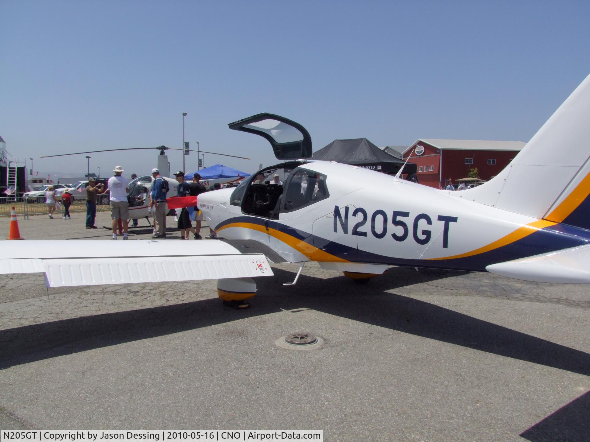 N205GT, 2002 Socata TB-9 C/N 2054, On display at the 2010 Airshow, Chino Airport, CA.