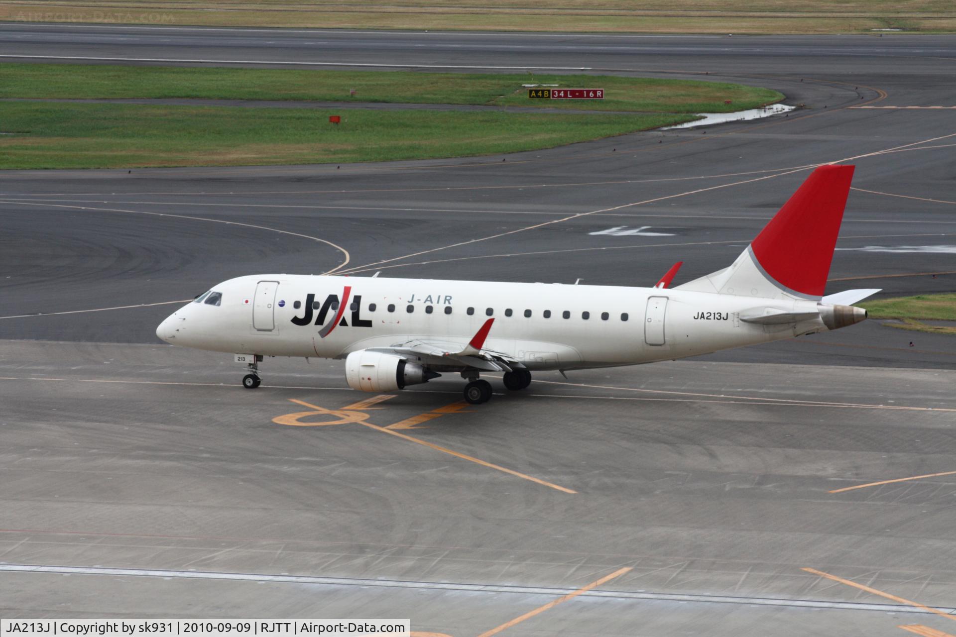 JA213J, 2009 Embraer 170ST (ERJ-170-100ST) C/N 17000285, Humid day at HND
