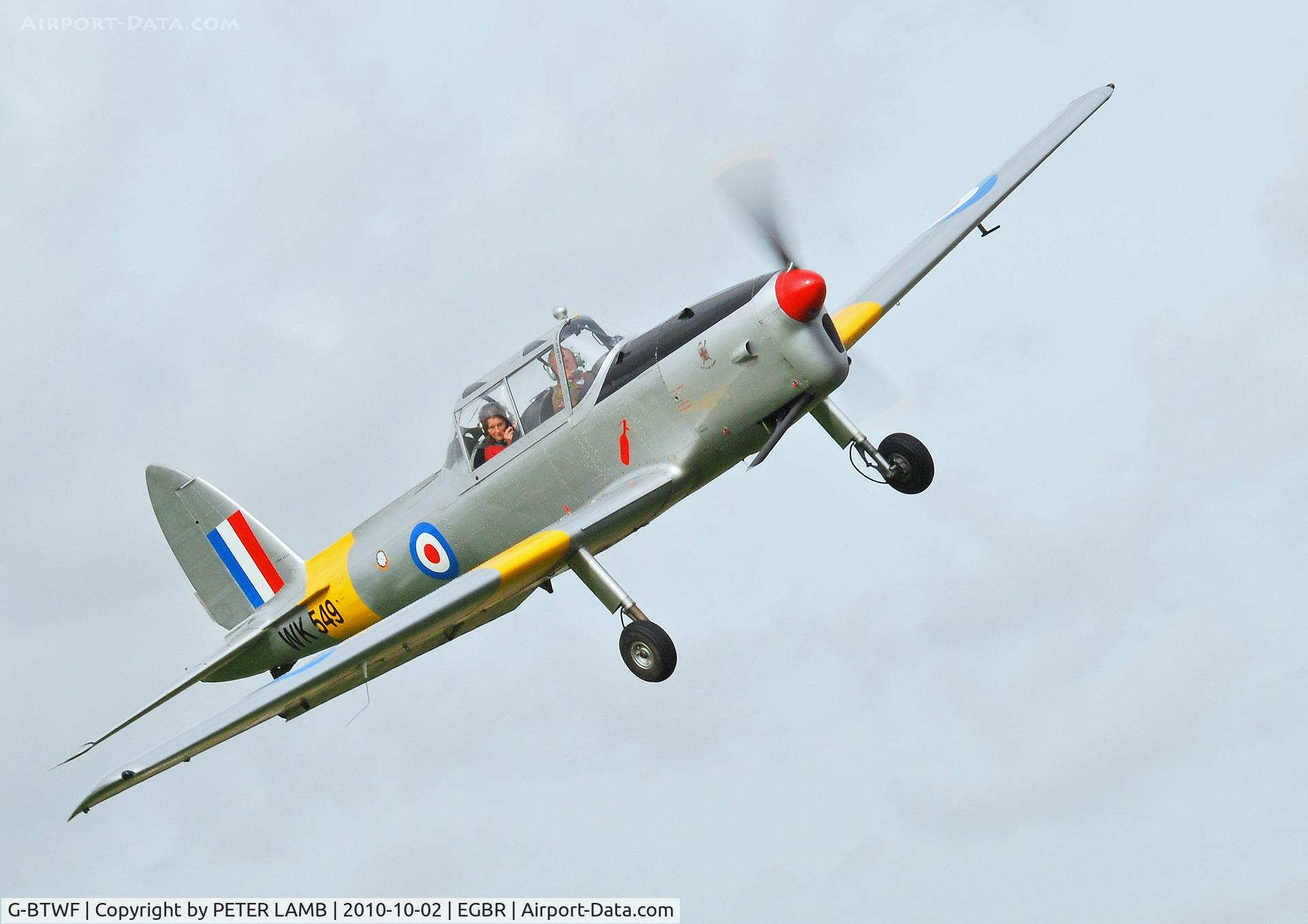 G-BTWF, 1951 De Havilland DHC-1 Chipmunk T.10 C/N C1/0564, CHIPMUNK G-BTWF TAKEN AT BREIGHTON E.YORKS