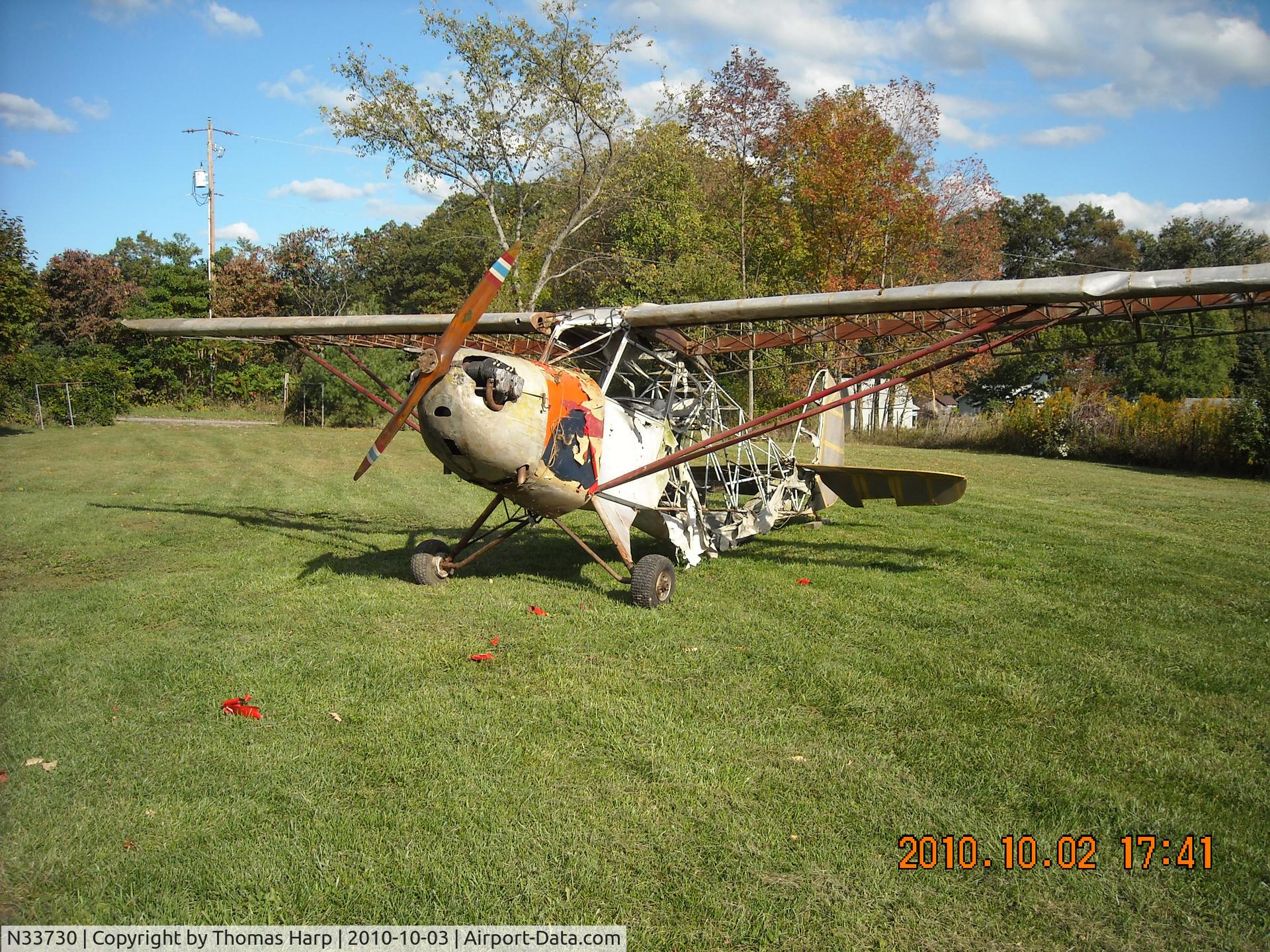 N33730, 1941 Aeronca 65-TL C/N L9321T, It's in need of restoration, soon to be started.