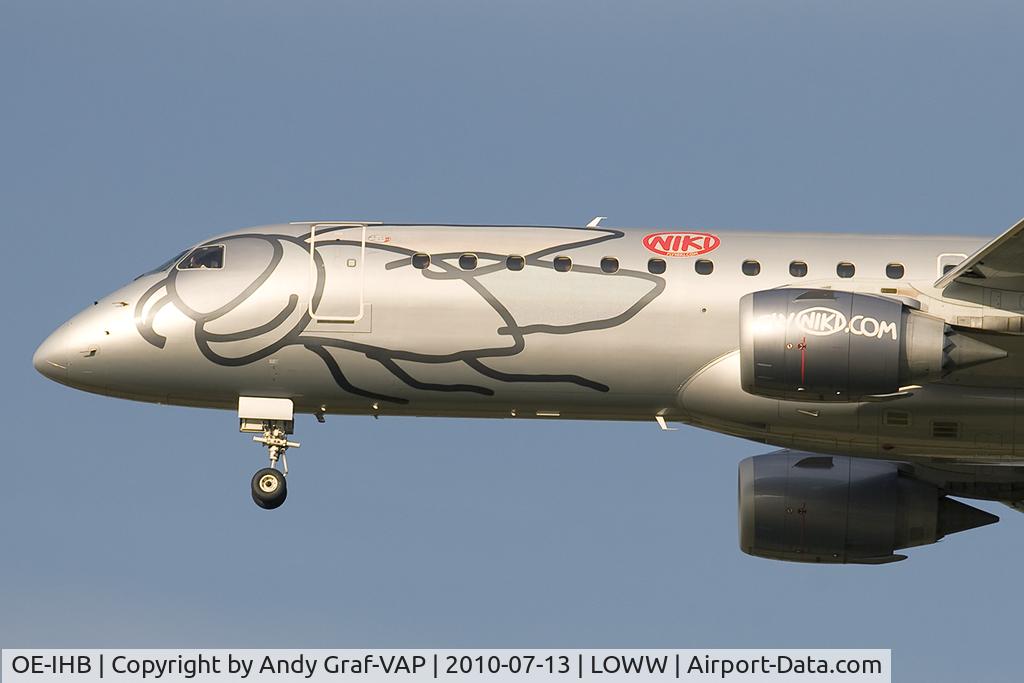 OE-IHB, 2009 Embraer 190LR (ERJ-190-100LR) C/N 19000294, NIKI EMB190