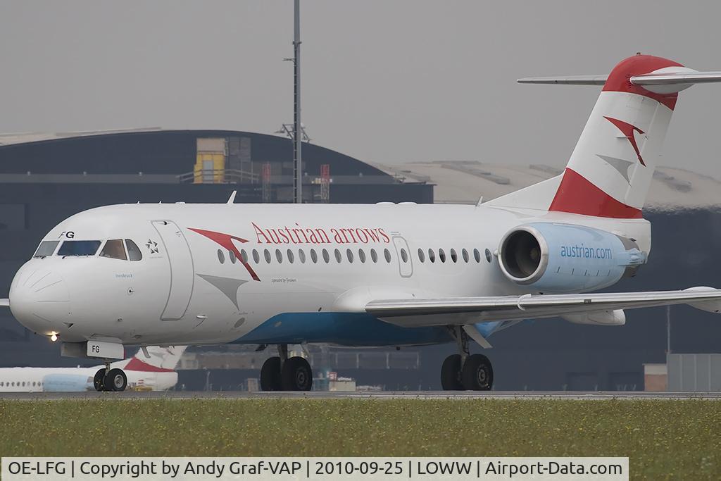 OE-LFG, 1995 Fokker 70 (F-28-0070) C/N 11549, Austrian Arrows F70