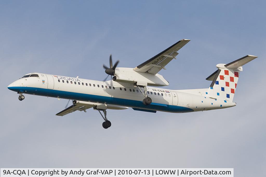 9A-CQA, 2008 De Havilland Canada DHC-8-402Q Dash 8 C/N 4205, Croatia Airlines DHC 8-400