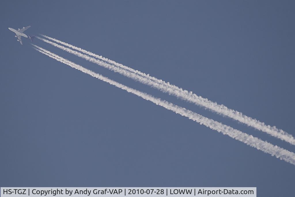 HS-TGZ, 1999 Boeing 747-4D7 C/N 28706, Thai International 747-400