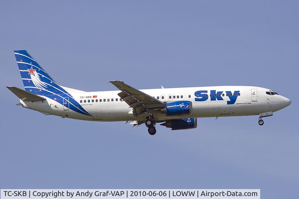 TC-SKB, 1992 Boeing 737-430 C/N 27004, Sky Airlines 737-400