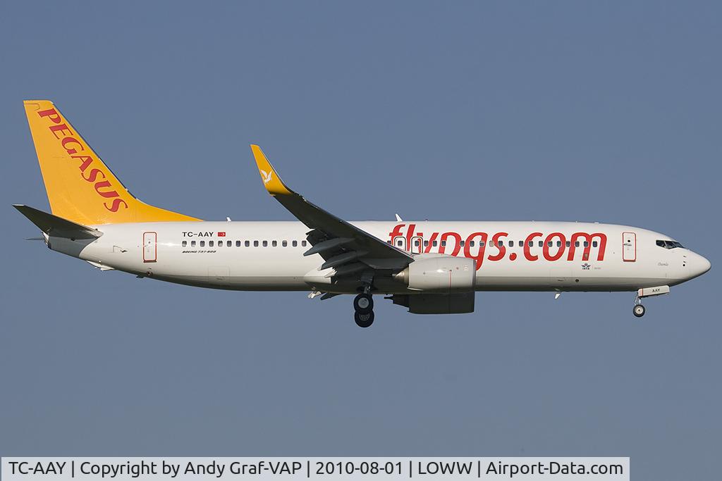 TC-AAY, 2010 Boeing 737-82R C/N 40874, Pegasus 737-800