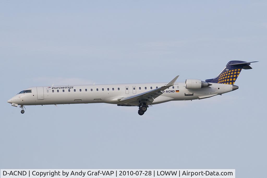 D-ACND, 2009 Bombardier CRJ-701 (CL-600-2C10) Regional Jet C/N 15238, Eurowings CRJ900