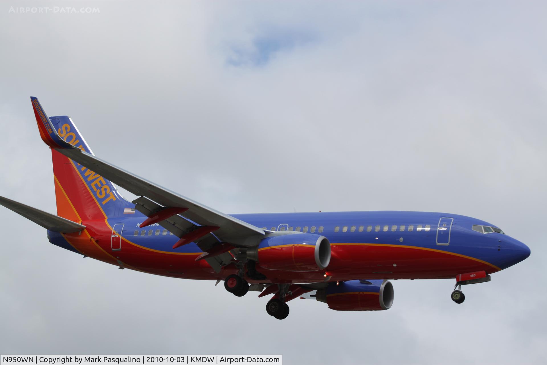 N950WN, 2010 Boeing 737-7H4 C/N 36664, Boeing 737-700