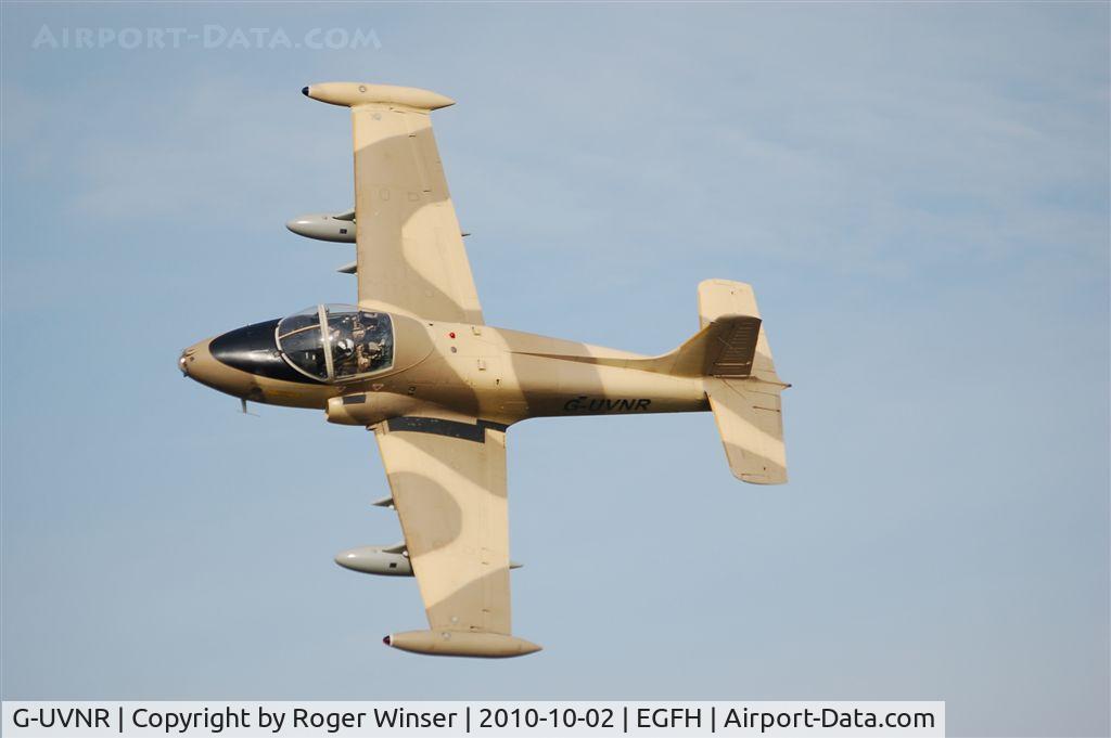 G-UVNR, 1971 BAC 167 Strikemaster Mk.87 C/N EEP/JP/2876, Low pass over Runway 22 by resident Strikemaster (Viper 2).