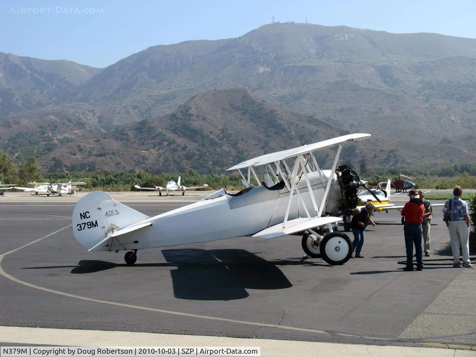 N379M, Travel Air C-4000 C/N 1300, Travel Air C-4000, Continental W670-6N 220 Hp, (original engine 185 Challenger, original cost $9,100)