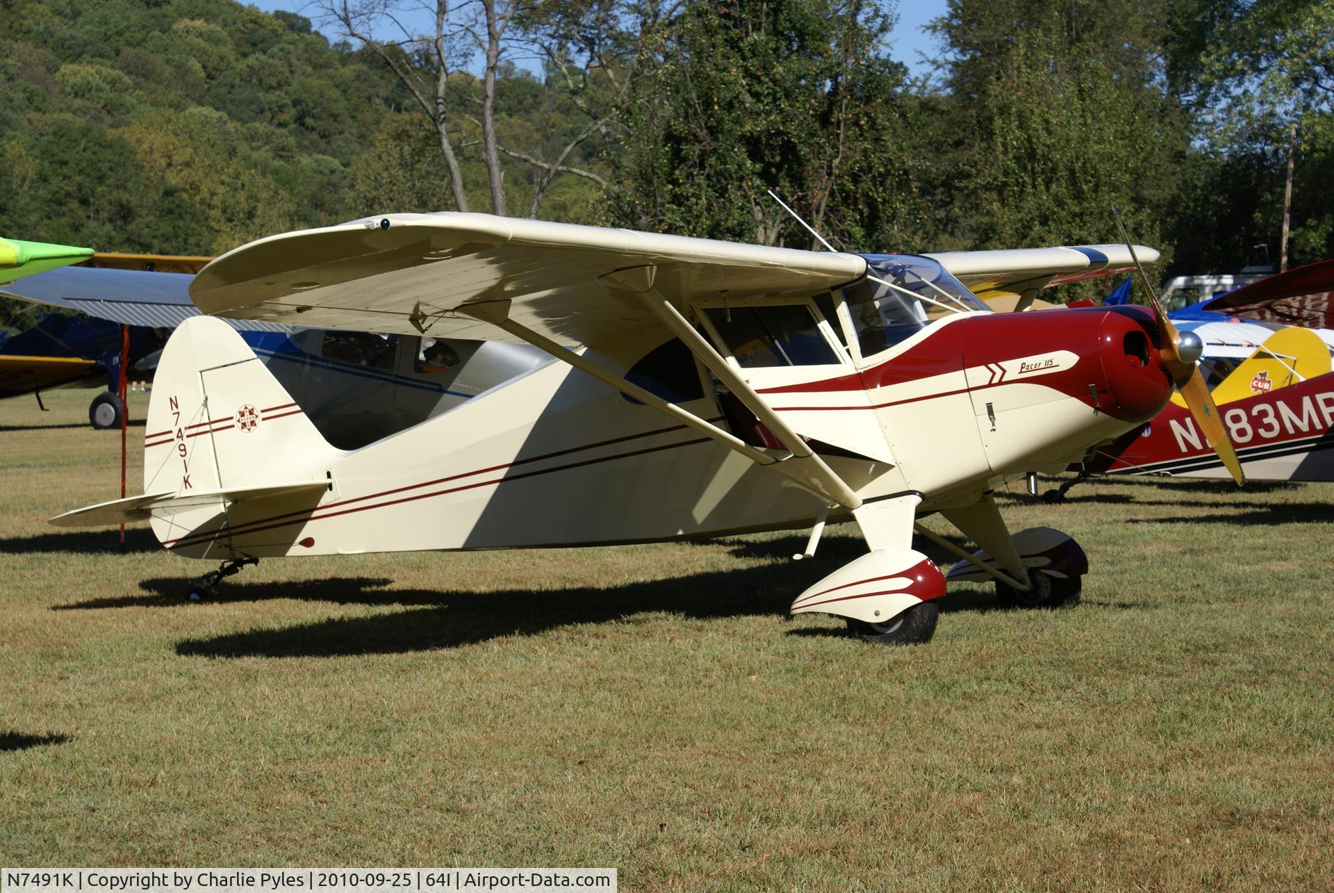 N7491K, 1950 Piper PA-20 Pacer C/N 20-404, -