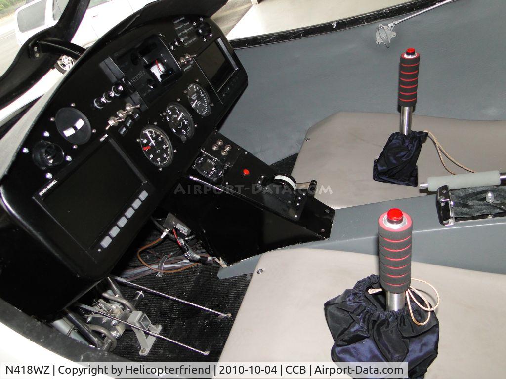 N418WZ, Yuneec E430 C/N YN-E430-0004, Cockpit finished, awaiting taxiing trials