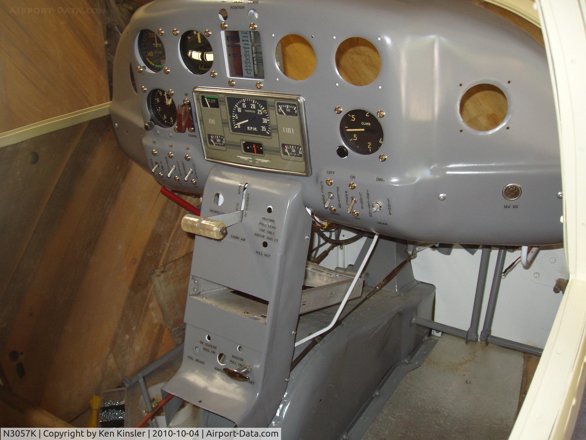N3057K, 1946 Culver V C/N V-276, Insturment panel painted and build up continues