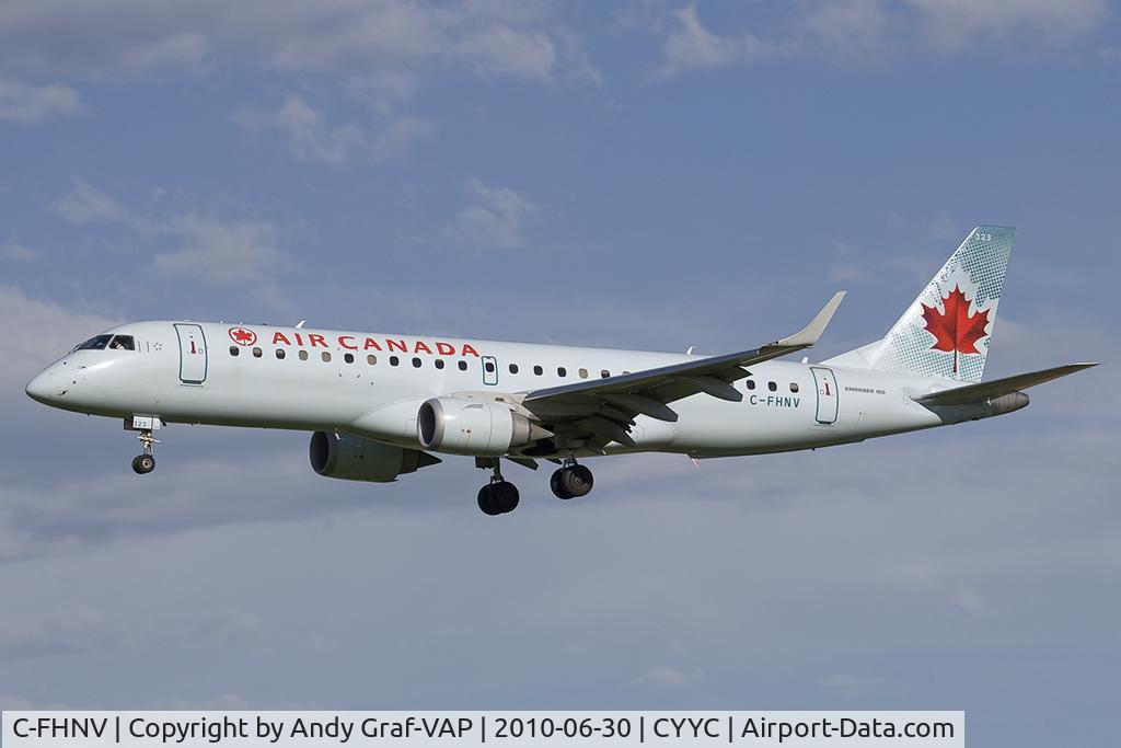 C-FHNV, 2007 Embraer 190AR (ERJ-190-100IGW) C/N 19000075, Air Canada EMB190