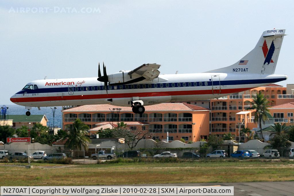 N270AT, 1991 ATR 72-212 C/N 270, visitor