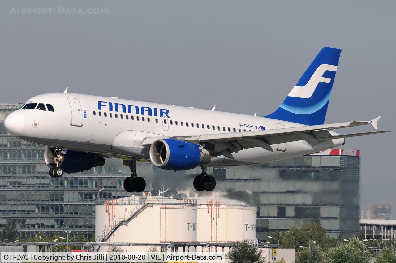 OH-LVG, 2003 Airbus A319-112 C/N 1916, Finnair