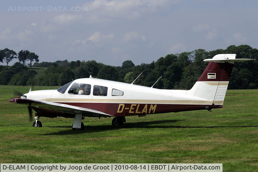 D-ELAM, Piper PA-28RT-201 Arrow IV C/N 28R-7918175, arrival at the 2010 oldtimer fly-in.