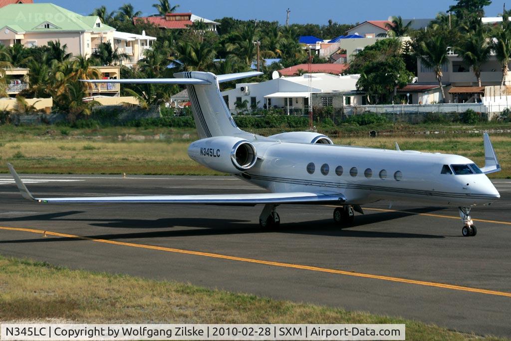 N345LC, 2007 Gulfstream Aerospace GV-SP (G550) C/N 5145, visitor