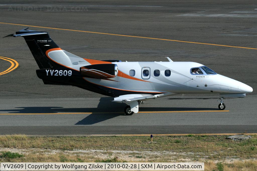 YV2609, 2009 Embraer EMB-500 Phenom 100 C/N 50000080, visitor