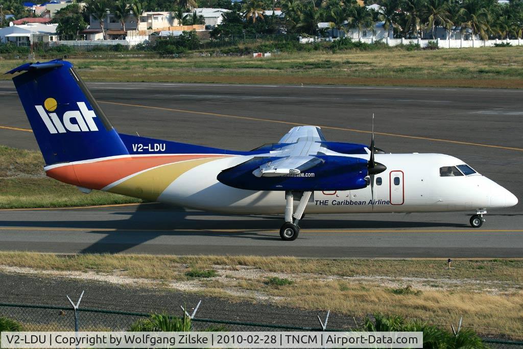 V2-LDU, 1991 De Havilland Canada DHC-8-102 Dash 8 C/N 270, visitor