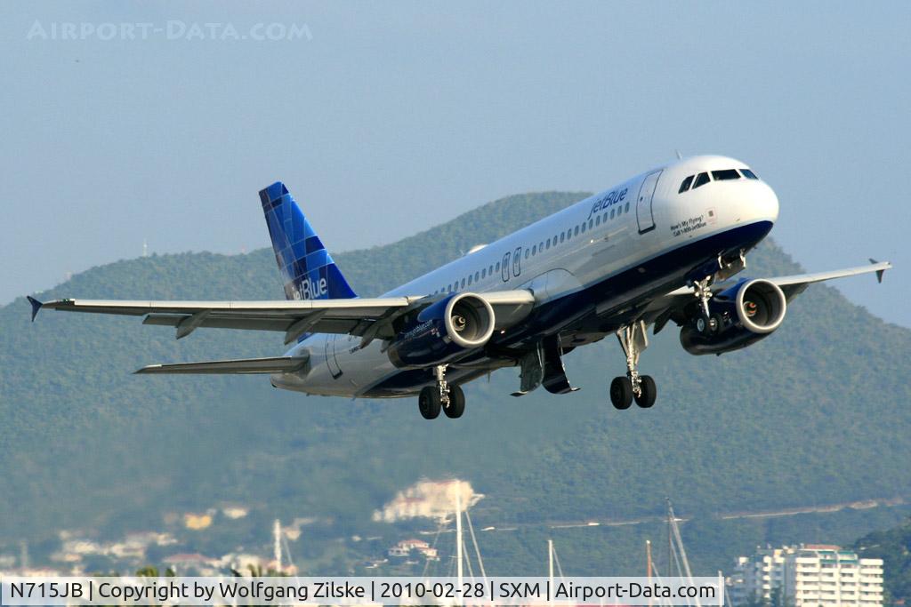 N715JB, 2008 Airbus A320-232 C/N 3554, visitor