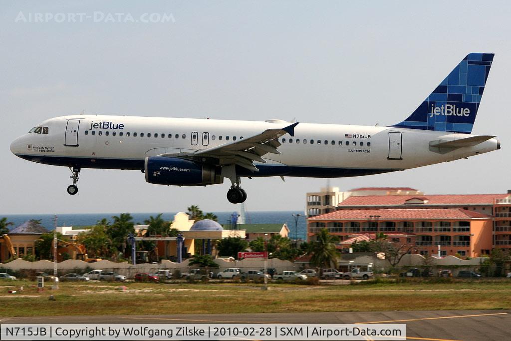 N715JB, 2008 Airbus A320-232 C/N 3554, visitor