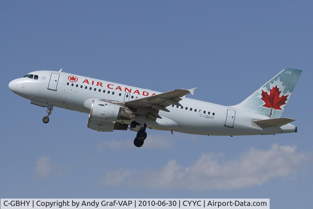 C-GBHY, 1998 Airbus A319-114 C/N 800, Air Canada A319