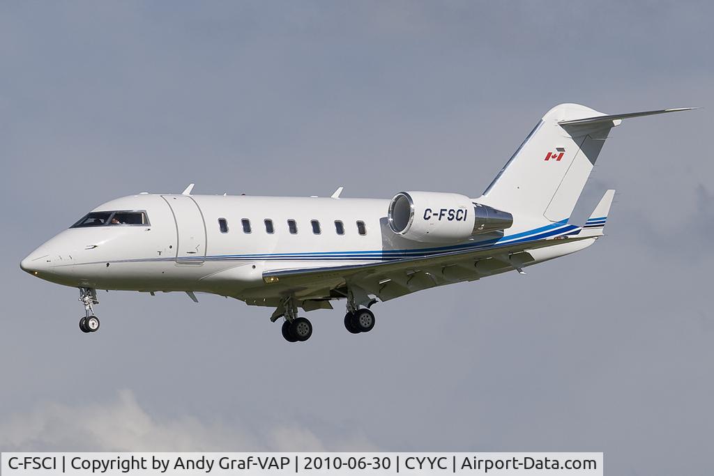 C-FSCI, 2007 Bombardier Challenger 605 (CL-600-2B16) C/N 5717, CL-600