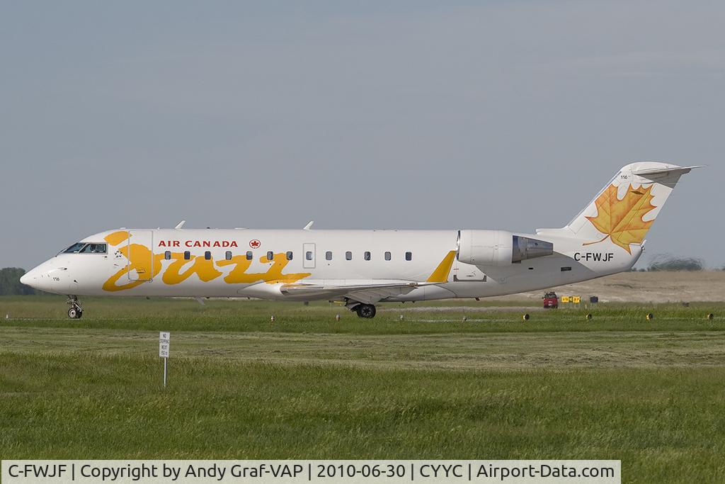 C-FWJF, 1995 Canadair CRJ-100ER (CL-600-2B19) C/N 7095, JAZZ CRJ