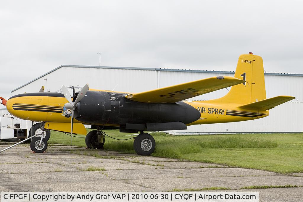 C-FPGF, 1945 Douglas A-26B Invader C/N 29154, Air Spray A-26