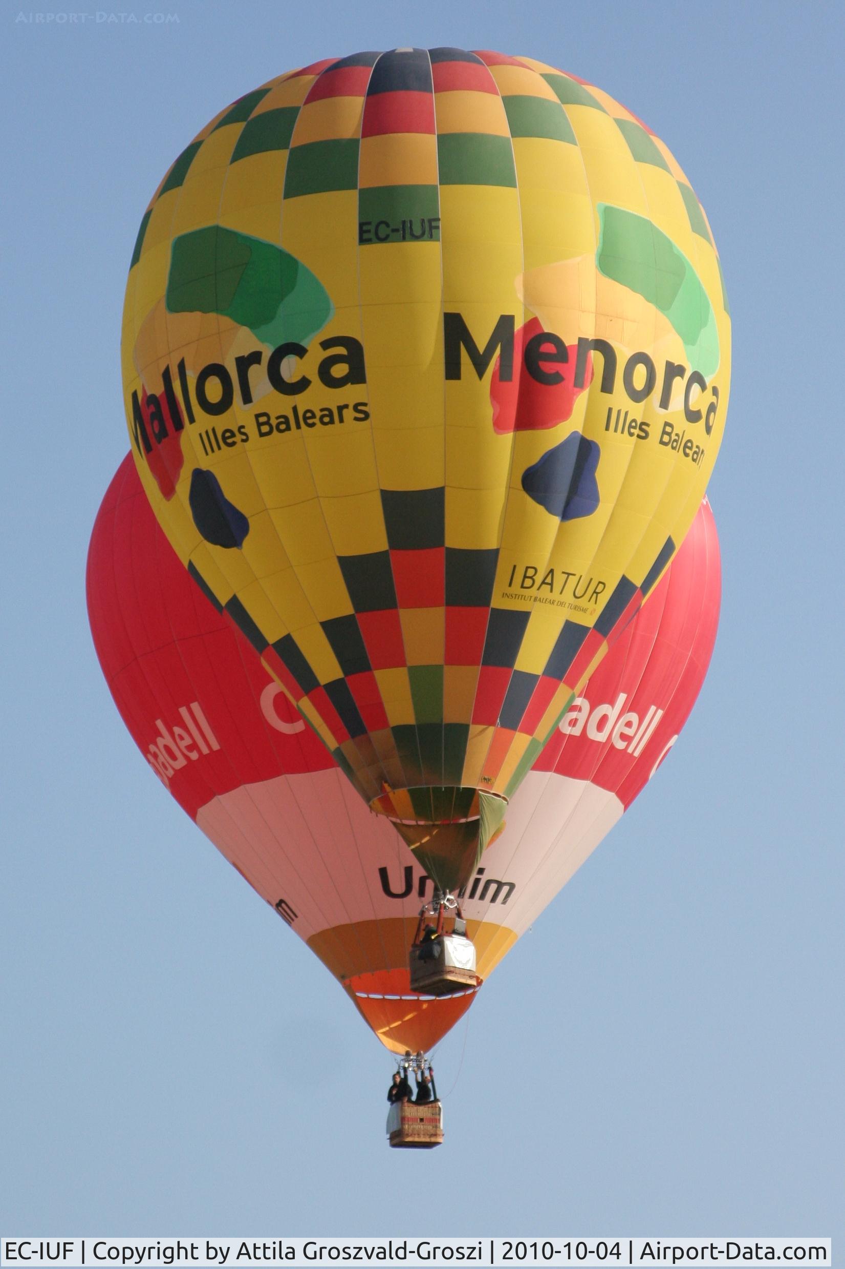EC-IUF, 2004 UltraMagic M-65C C/N 65/128, 19th World Hot Air Balloon Championship, Debrecen-Hungary