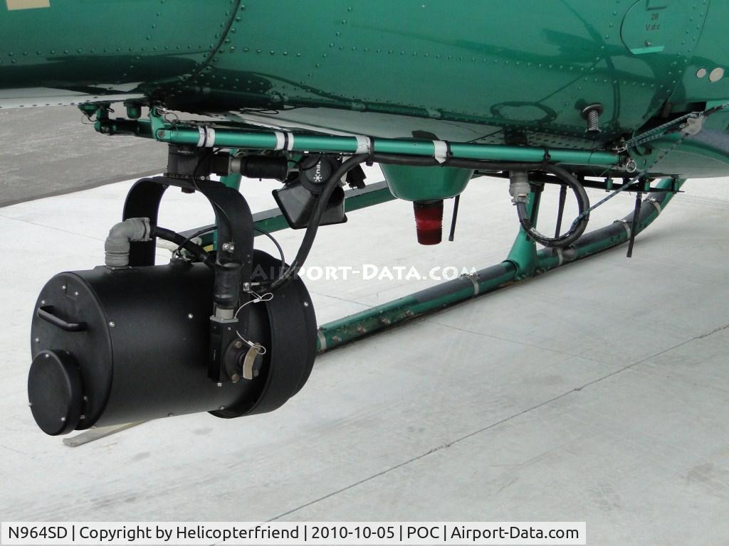 N964SD, Eurocopter AS-350B-2 Ecureuil Ecureuil C/N 3529, Nitesun light to help make it visible after darkness
