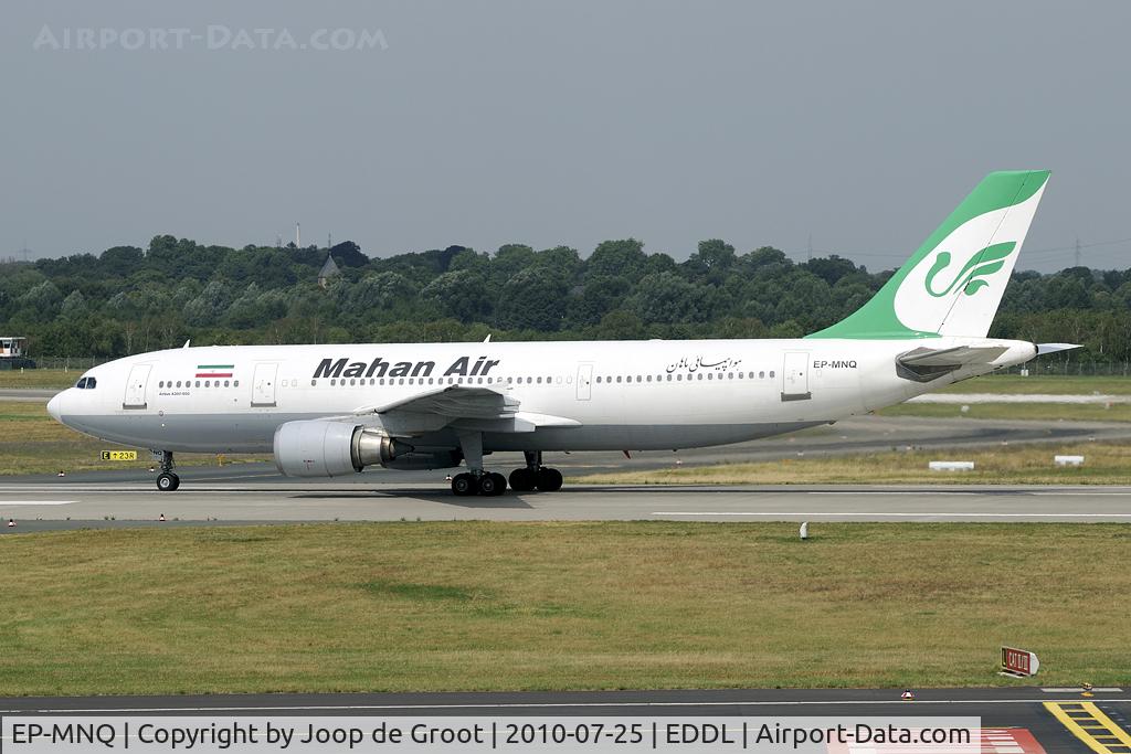 EP-MNQ, 1989 Airbus A300B4-603 C/N 553, seen at DUS